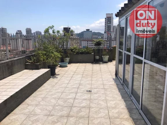 Imagem Cobertura à venda, 240 m² por R$ 800.000,00 - Boqueirão - Santos/SP