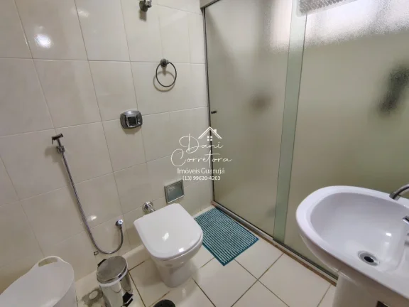Imagem Apartamento com 3 suítes frente mar nas Astúrias, Guarujá-SP - 192m², 2 salas, 5 banheiros, 2 vagas com salão gourmet
