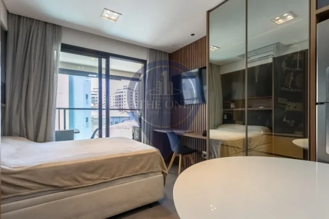 Imagem Studio moderno à venda em São Paulo-SP, Vila Mariana: 1 quarto, 1 banheiro, 25m². Venha conferir!