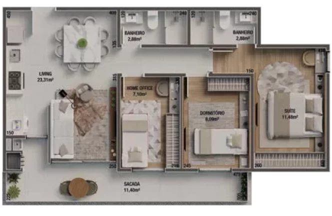 Imagem Apartamento à venda no bairro Vila Operária - Itajaí/SC