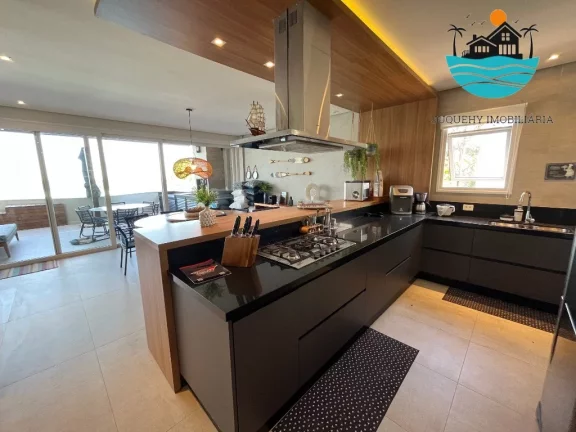 Imagem Casa em Juquehy Pé na Areia para Aluguel de temporada - c/ vista ao mar, 4 suítes, piscina privativa - | Juquehy Imobiliária
