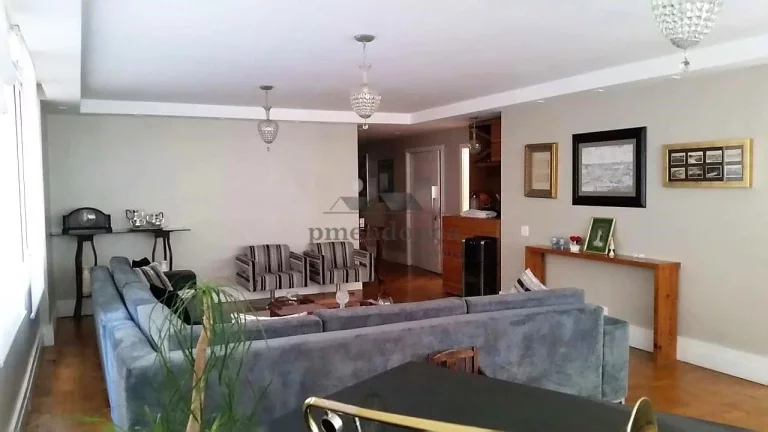 Imagem Apartamento com amplo living para 3 ambientes, varanda, lavabo, 4 dormitórios sendo 3 suítes ,01 c...