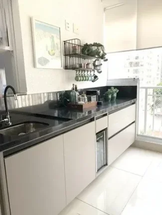 Imagem Apartamento 64M², 2Q, 1 Suíte, 2 Banheiros, 1 Vaga, Academia, Piscina, Churrasqueira, Salão de Festas e Jogos, Quadra, Sauna, Espaço gourmet, Jardim.