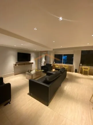Imagem Flat 1 dormitório, 1 banheiro, bem equipado, ideal para quem procura conforto e comodidade. 24m².
...