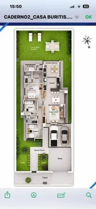Imagem Casa com 3 dormitórios à venda, 142 m² por R$ 1.350.000,00 - Condomínio Parque dos Buritis - Lagoa Santa/MG