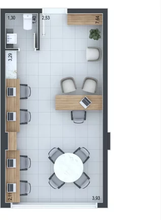 Imagem Terrasse Infini - Comercial - Sala à venda no bairro Água Verde - Curitiba/PR