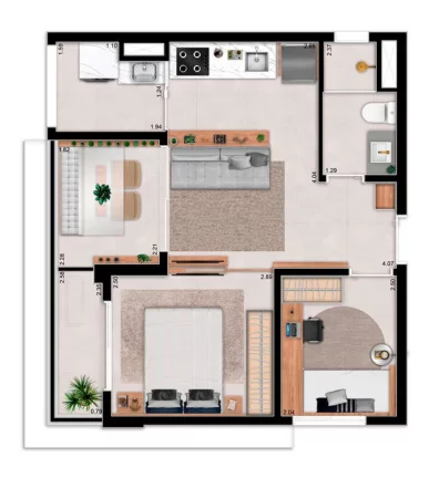 Imagem APARTAMENTO RESIDENCIAL em São Paulo - SP, Santa Cecília