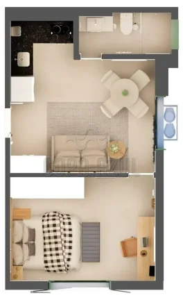 Imagem Copacabana – Rua Décio Vilares | Residencial › Apartamento 1 quarto(s) à Venda