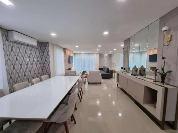Imagem Linda Casa Alto Padrão de 460m2 à Venda, 4 Suítes, Bairro Pedra Branca em Palhoça, SC.
