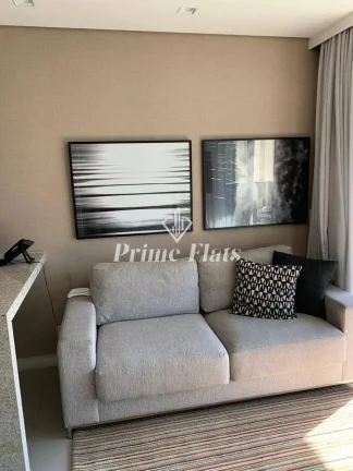 Imagem Flat disponível para locação no VHouse Faria Lima, com 46m², 1 dormitório e 1 vaga