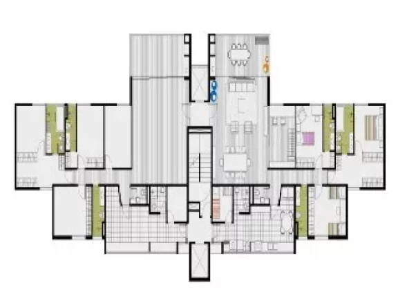 Imagem Apartamento de luxo com 3 quartos e 2 suítes, 5 banheiros, 6 vagas de garagem, 345 m² no Condomínio Vértice Campestre em Santo André SP!