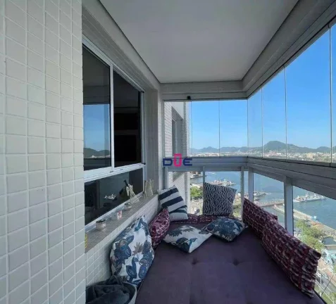 Imagem Apartamento com 3 dormitórios à venda, 189 m² por R$ 2.545.000,00 - Ponta da Praia - Santos/SP
