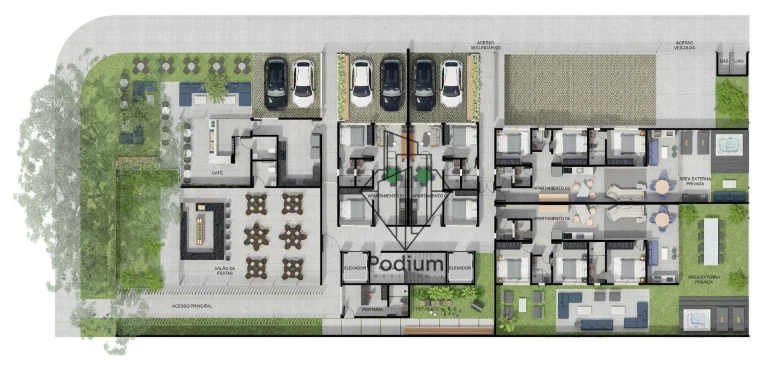 Imagem Apartamento térreo pé na areia na praia do Bessa - AP2313