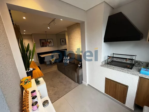 Imagem Apartamento Mobiliado, 2 dorms ( 1 suíte) 67m2 com varanda gourmet e lazer completo no Condomínio Innovare na Vila Bastos em Santo André