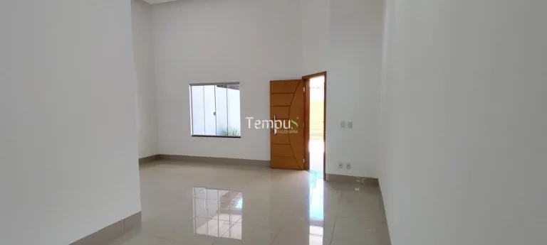 Imagem Casa Nova, com 3 Suítes, área gourmet com Churrasqueira, em Jardim Atlântico, Goiânia/GO