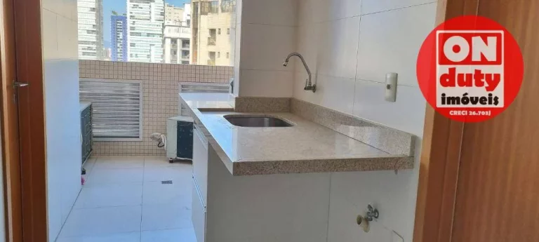 Imagem Apartamento com 2 dormitórios, 124 m² - venda por R$ 1.850.000,00 ou aluguel por R$ 8.530,00 - Boqueirão - Santos/SP