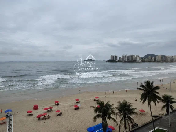 Imagem Apartamento frente mar total Guarujá-SP, Pitangueiras. 3 quartos, 2 suítes, 3 salas, 3 banheiros, 1 vaga, 240m²!