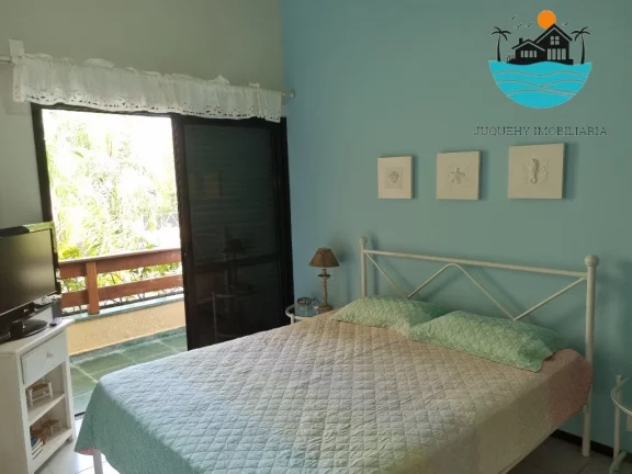 Imagem Casa em condomínio para locação em Juquehy com 4 dormitórios, 2 suítes, 400m da praia - Acomodação 8 pessoas | Juquehy Imobiliária