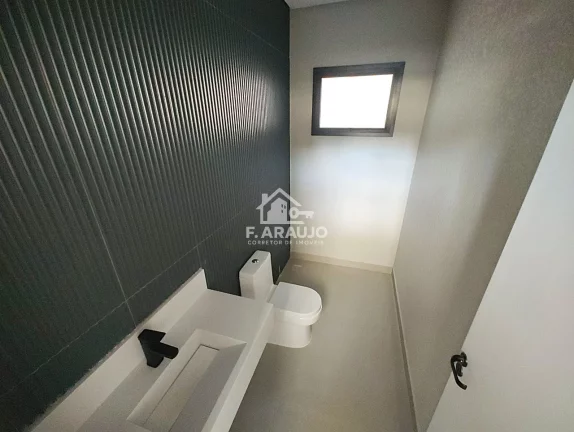 Casa em condomínio fechado à em Sorocaba-SP! Casa nova com 3 suítes, piscina e área gourmet