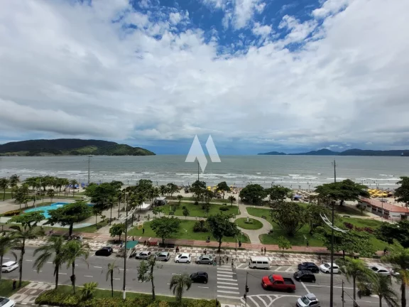 Imagem Apartamento frente mar reformado com 2 dormitórios à venda, 85 m² - Aparecida - Santos/SP