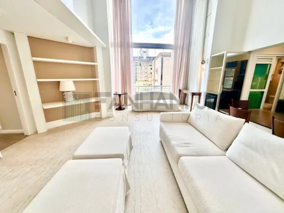 Imagem Apartamento de luxo no coração do Jardins: 2 quartos, 2 suites, 2 salas, 3 banheiros, 2 vagas de garagem, 107m². Venda ou locação em São Paulo-SP!