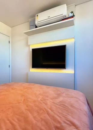 Imagem Apartamento com 2 dormitorios semi mobiliado