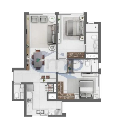 Imagem Apartamento á venda com 2 suítes no centro de Torres/RS