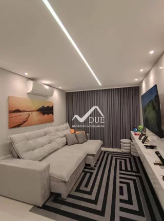 Imagem Apartamento porteira fechada com 2 dormitórios à venda, 89 m² por R$ 910.000 - Pompéia - Santos/SP