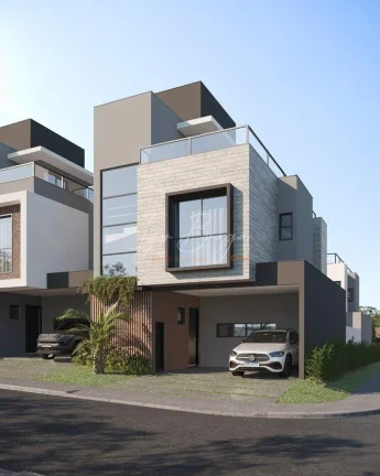 Imagem Casas em Condomínio Alto Padrão no Bacacheri – 3 Suítes, Quintal e Ático | Oká CGL