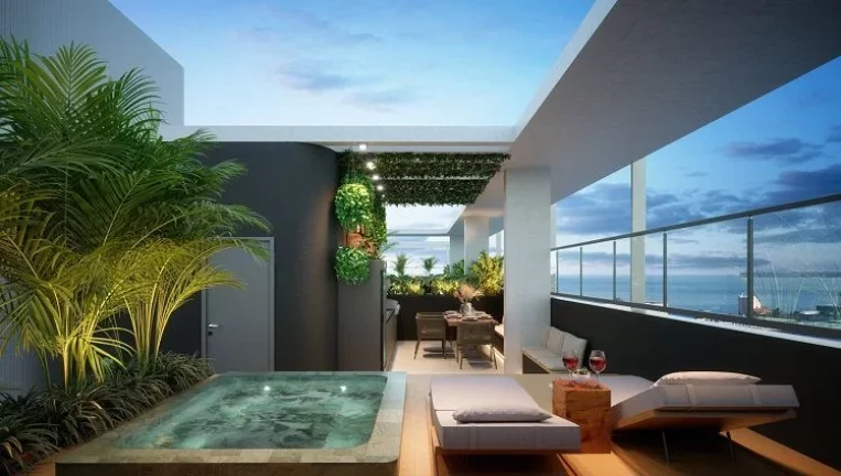 Imagem Flat à venda, 44 m² por R$ 651.509,27 - Tambaú - João Pessoa/PB