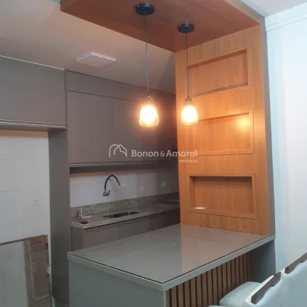 Imagem Lindo apartamento em Valinhos à venda, mobiliado, porteira fechada (todos os móveis e eletrodomés...