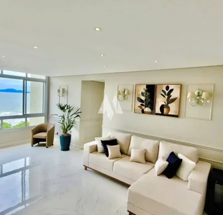 Imagem Apartamento frente mar reformado com 2 dormitórios à venda, 85 m² - Aparecida - Santos/SP