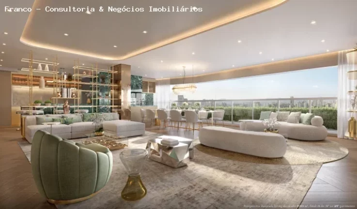 Imagem Apartamento para Venda em São Caetano do Sul, Cerâmica, 4 dormitórios, 2 suítes, 5 banheiros, 3 vagas