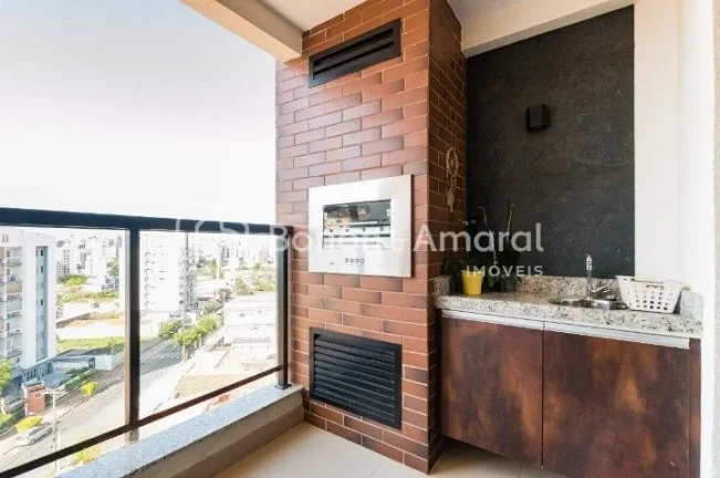 Imagem Apartamento com 2 quartos, sendo 1 suíte, 1 lavabo, cozinha estilo americano, com móveis planejado...