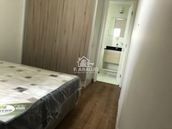 Imagem Apartamento para Locação no Alpha Club em Votorantim-SP: 2 Quartos, 1 Suíte, 2 Salas, 2 Banheiros, 2 Vagas - 57m².