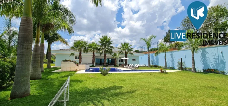 Imagem Casa Térrea, Alto Padrão, 4 Suítes e Piscina no Parque da Fazenda