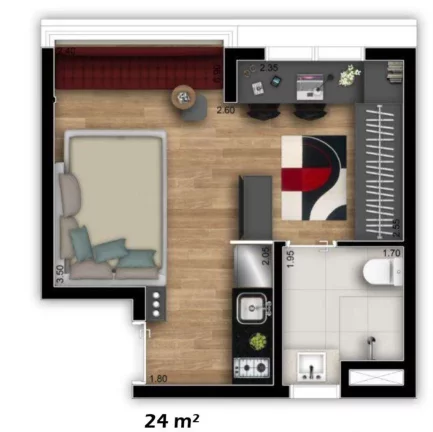 Imagem STUDIO RESIDENCIAL em São Paulo - SP, Vila Madalena