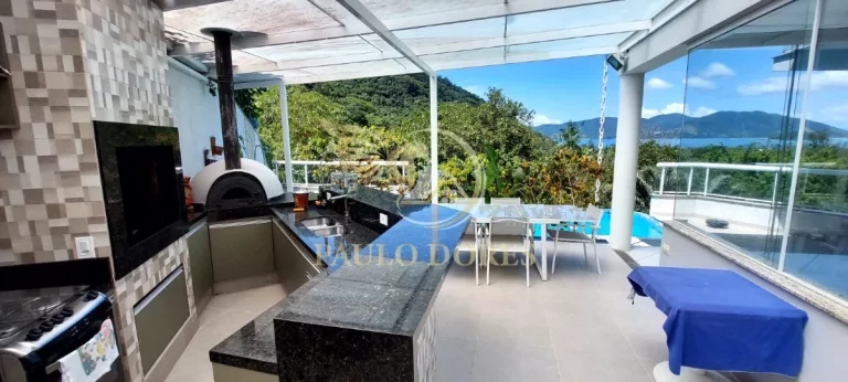 Imagem CASA COM VISTA PANORÂMICA DO MAR NA PRAIA DA LAGOINHA EM UBATUBA-SP