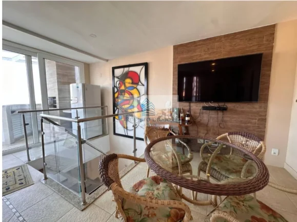 Imagem Imóvel de Luxo na Barra da Tijuca: Cobertura de 3 Quartos com 222m² e 3 Vagas de Garagem no Rio de Janeiro-RJ
