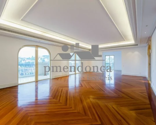Imagem Edifício neoclássico no Pacaembu com 3 suítes e 6 vagas de garagem, 711m².