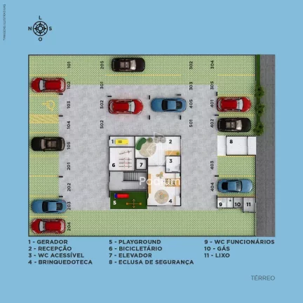 Imagem Apartamentos com varanda / sacada gourmet nas proximidades de padarias, supermercados, restaurantes no Bairro do Bessa - AP1679