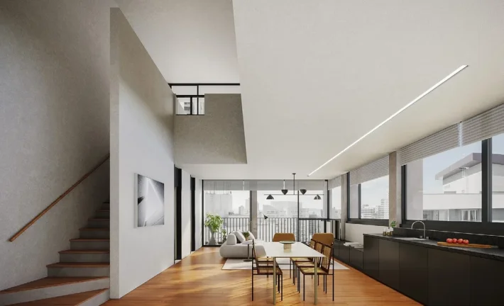 Imagem Duplex à venda em São Paulo, Cerqueira César, com 1 quarto, 68,04m2