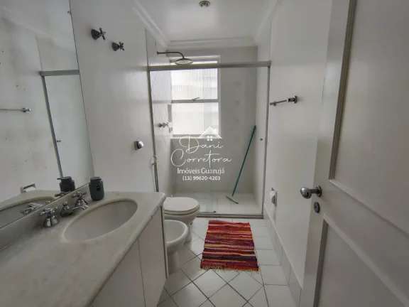 Imagem Apartamento frente mar total Guarujá-SP, Pitangueiras. 3 quartos, 2 suítes, 3 salas, 3 banheiros, 1 vaga, 240m²!