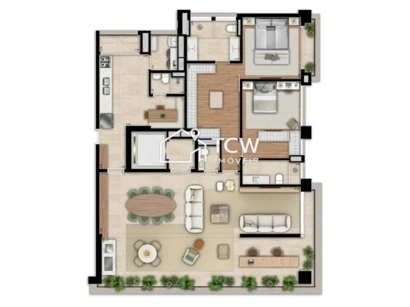 Imagem Apartamento Alto Padrão 3dorm no Vila Nova Conceição
