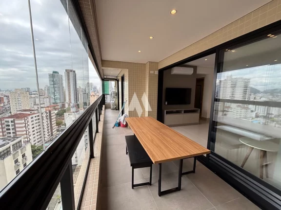 Imagem Apartamento à Venda com 2 dormitórios e vaga demarcada em José Menino, Santos/SP