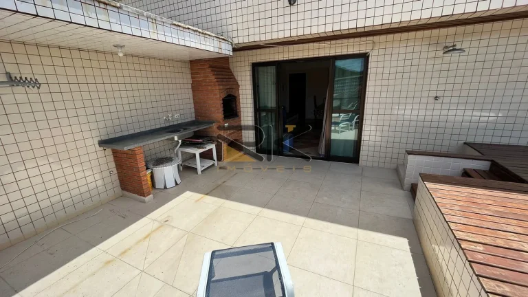 Imagem Cobertura Duplex Praia Grande em Ubatuba-SP com 3 dormitórios,sendo 1suíte,varanda gourmet com churrasqueira,2 vagas de garagem