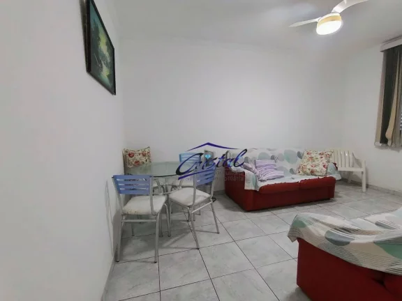Imagem Apartamento com 1 dormitório à venda, 50 m² por R$ 243.800,00 - Guilhermina - Praia Grande/SP