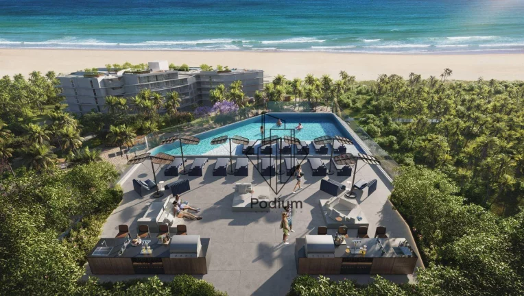 Imagem Cobertura duplex com jacuzzi privativa e pé na areia da praia de Ponta de Campina - CO0249