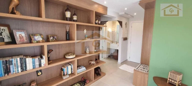 Imagem Sofisticação e linda Vista, Uma suíte + Um quarto (escritório), 2 vagas