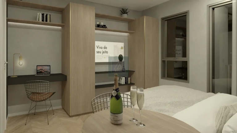Imagem Studio à venda no Campo Belo – Andar alto, vista livre e lazer completo!